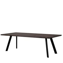 Wohnen Esstisch Namac in Rauchfarben Schwarz