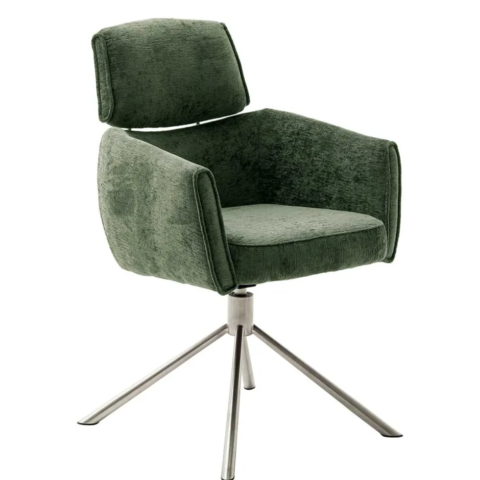 Esstisch Sessel in Oliv Grün Stoff - Occita (2er Set)^Wohnen Hot