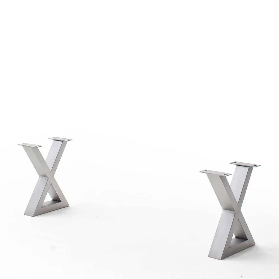 Wohnen Esstisch Sitzbank in Akazie Grau mit Baumkante - Lorencia