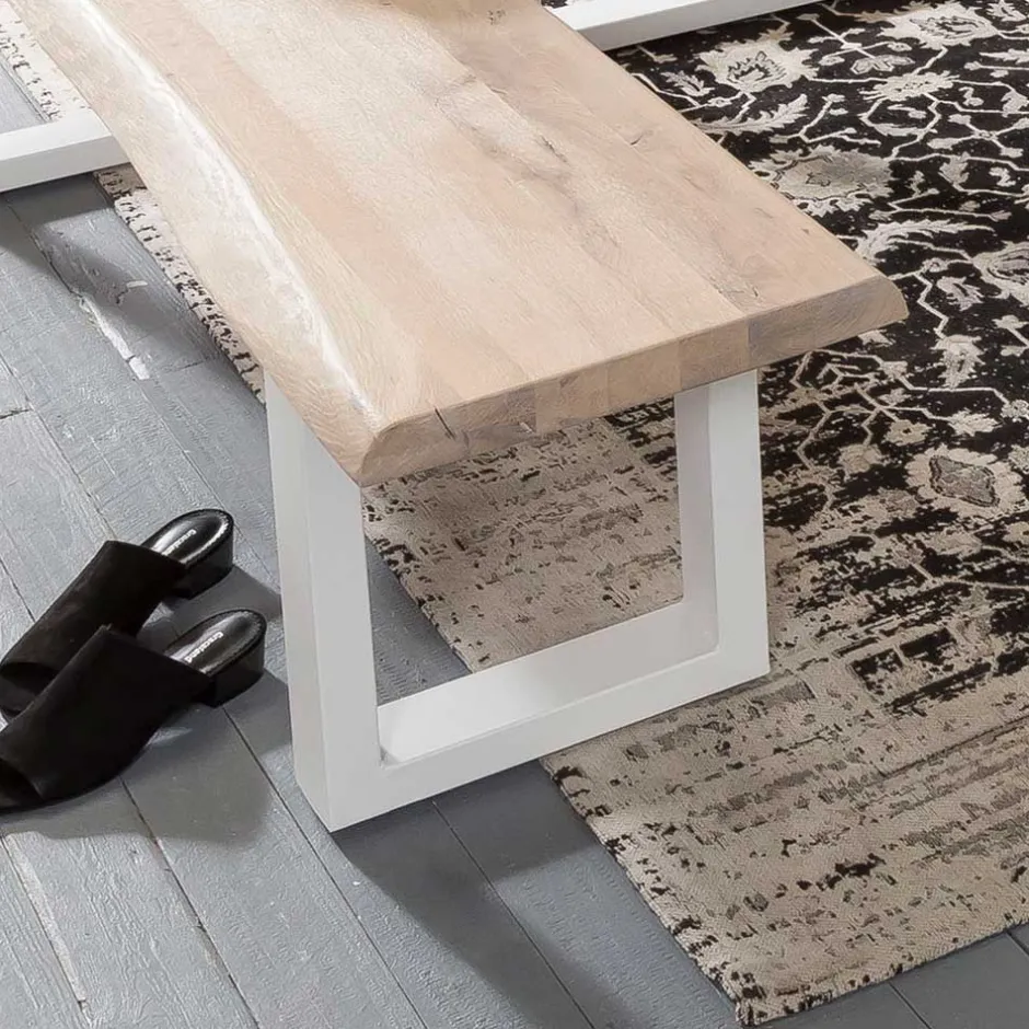 Wohnen Esstisch Sitzbank mit Baumkante - Tilveta