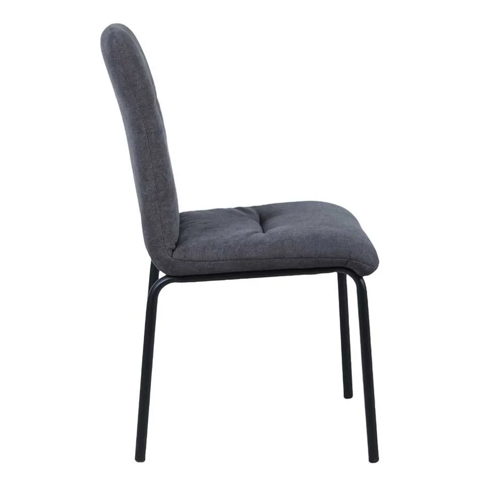 Wohnen Esstisch Sitzgruppe mit Tisch Rund - Grace (fünfteilig)