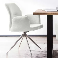 Wohnen Esstisch Sitzgruppe modern - Damiette (fünfteilig)