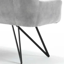 Esstisch Sofa in Grau Velours - Reymonda^Wohnen