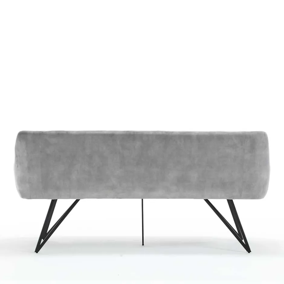 Esstisch Sofa in Grau Velours - Reymonda^Wohnen