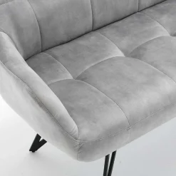 Esstisch Sofa in Grau Velours - Reymonda^Wohnen