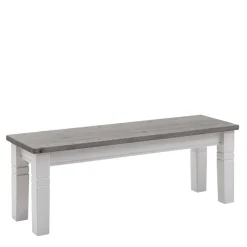 Esstischbank Mirandesca in Weiß Grau^Wohnen New