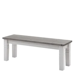 Esstischbank Mirandesca in Weiß Grau^Wohnen New