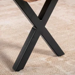 Wohnen Esstischbank mit X-Beinen - Rajavo