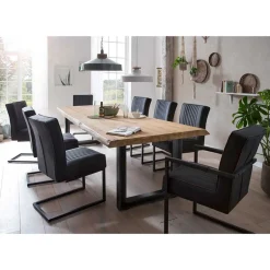 Esstischgruppe für acht Personen - Trane (neunteilig)^Wohnen Clearance