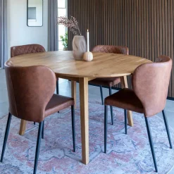 Esstischgruppe im Skandi Design - Fjord (fünfteilig)^Wohnen