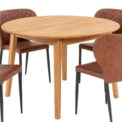 Esstischgruppe im Skandi Design - Fjord (fünfteilig)^Wohnen