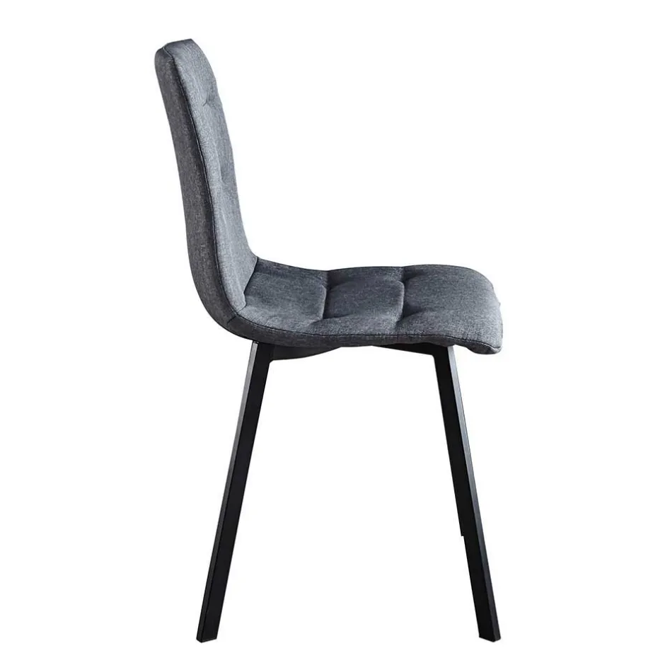 Wohnen Esstischgruppe im Skandi Design - Benns (fünfteilig)