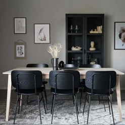 Esstischgruppe im Skandinavischen Stil - Pessoa I (siebenteilig)^Wohnen Clearance