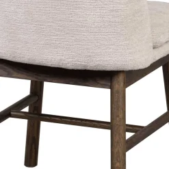 Wohnen Esstischgruppe in Eiche Dunkel & Beige - Relencia (siebenteilig)