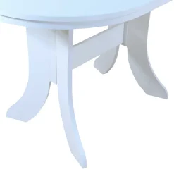 Esstisch-Gruppe in Weiß & Braun - Zero (fünfteilig)^Wohnen Discount