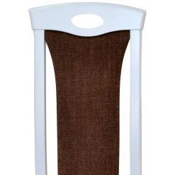 Esstisch-Gruppe in Weiß & Braun - Zero (fünfteilig)^Wohnen Discount