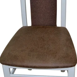 Esstisch-Gruppe in Weiß & Braun - Zero (fünfteilig)^Wohnen Discount