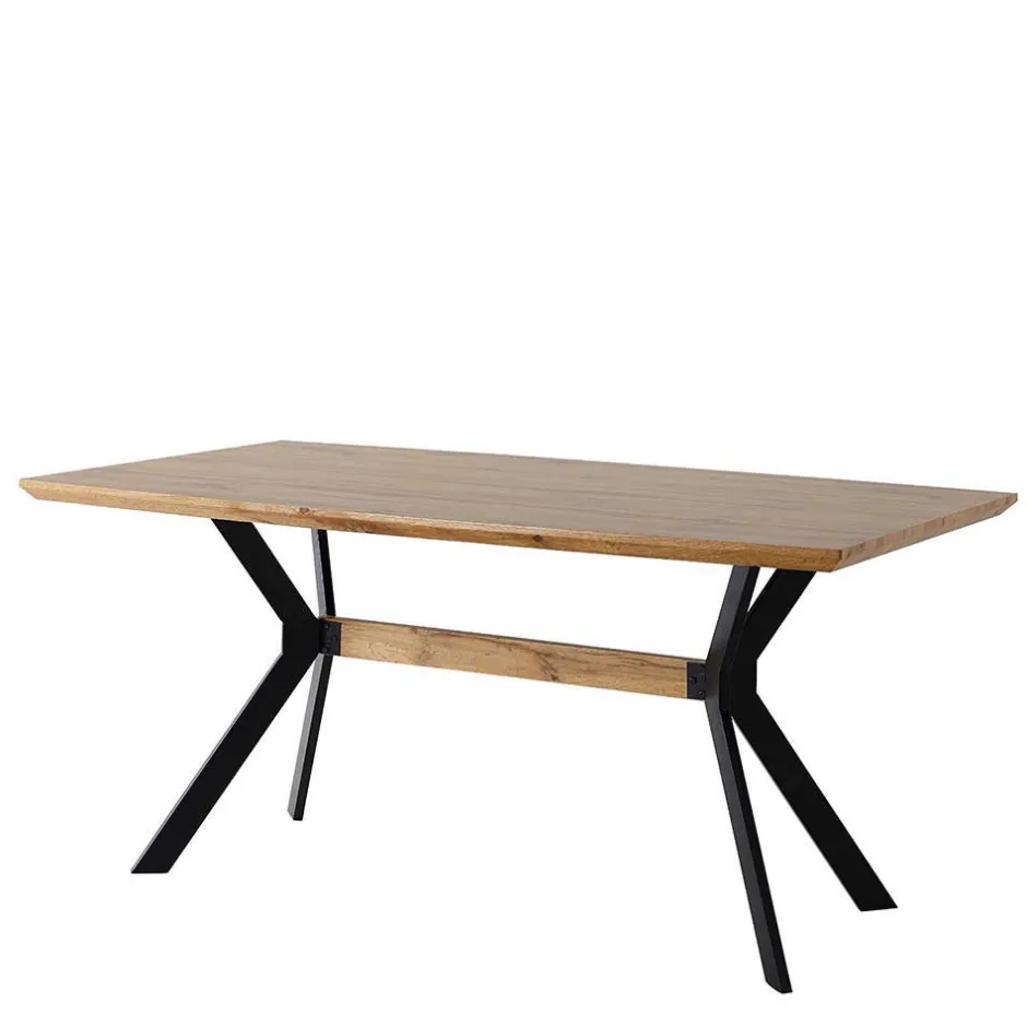 Wohnen Esstischgruppe mit 4 Polsterstühlen - Yucata (fünfteilig)