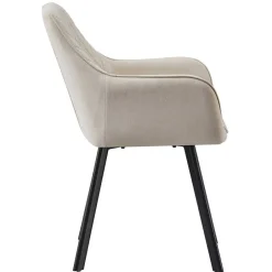 Wohnen Esstischgruppe mit Armlehnenstühlen - Ulanava (fünfteilig)