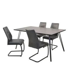 Esstischgruppe mit vier Sitzplätzen - Kontrada (fünfteilig)^Wohnen Hot