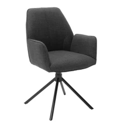 Wohnen Esstischsessel mit Drehgestell - Mincio (2er Set)