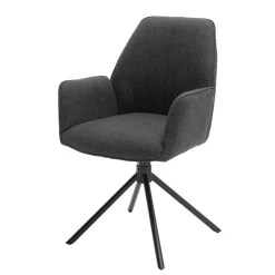 Wohnen Esstischsessel mit Drehgestell - Mincio (2er Set)