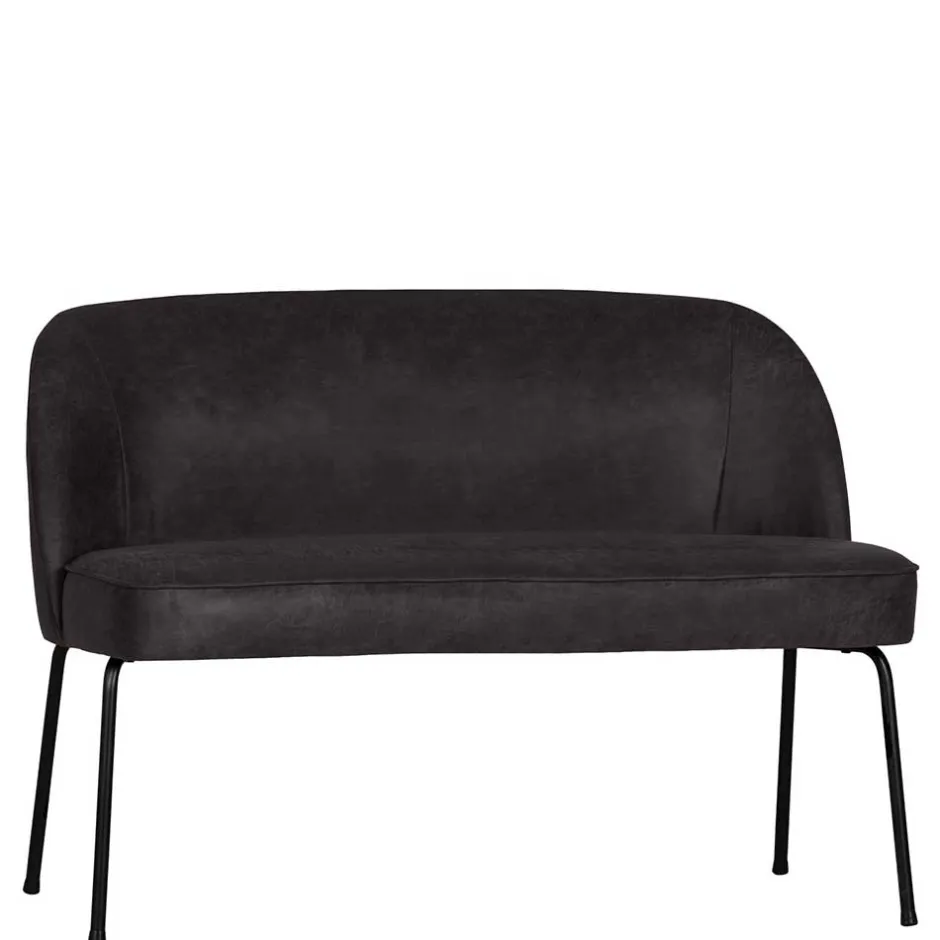 Wohnen Esstischsofa aus Recyclingleder und Metall - Marietta