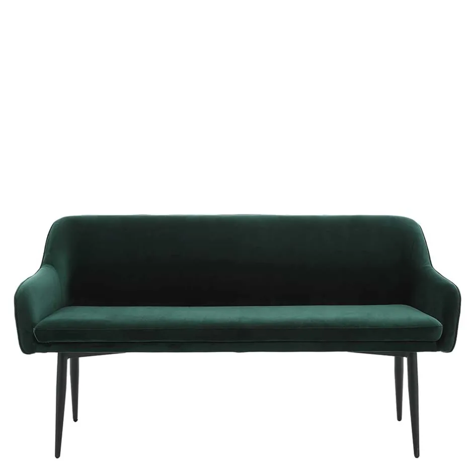 Wohnen Esszimmer Bank in Dunkelgrün Samt - Laruis