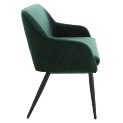 Wohnen Esszimmer Bank in Dunkelgrün Samt - Laruis