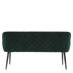 Wohnen Esszimmer Bank in Dunkelgrün Samt - Laruis