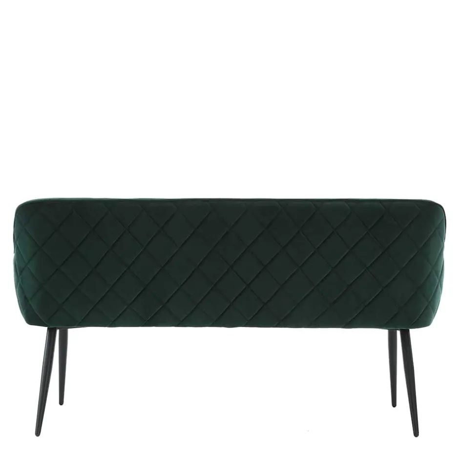 Wohnen Esszimmer Bank in Dunkelgrün Samt - Laruis