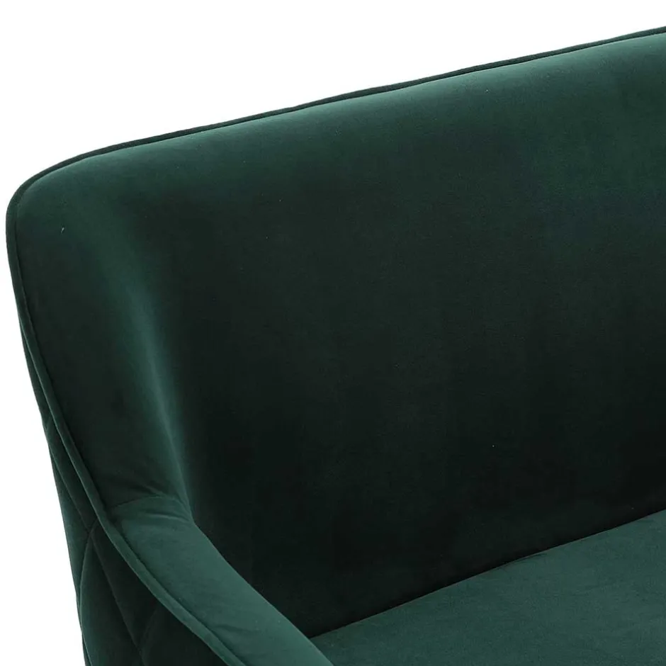 Wohnen Esszimmer Bank in Dunkelgrün Samt - Laruis