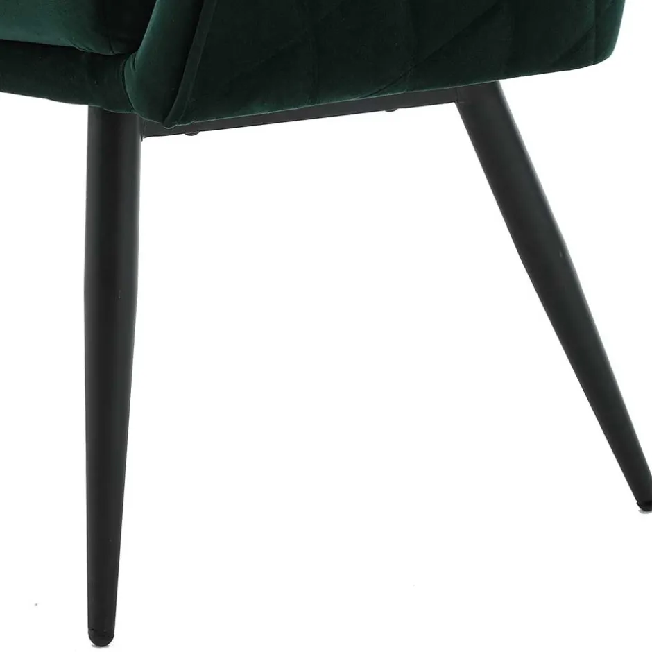 Wohnen Esszimmer Bank in Dunkelgrün Samt - Laruis