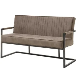 Esszimmer Bank in Taupe Microfaser - Runian^Wohnen Sale