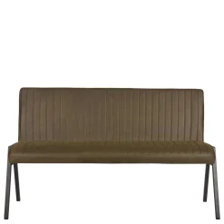 Esszimmer Bank mit Lehne in Oliv Grün Microfaser - Sorellas^Wohnen