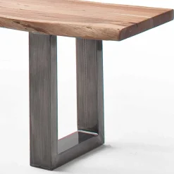 Wohnen Esszimmer Baumkantenbank in Akazie Natur - Lucyanco