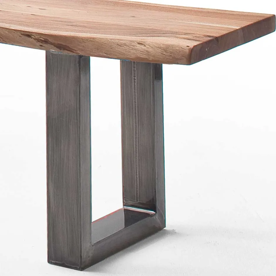 Wohnen Esszimmer Baumkantenbank in Akazie Natur - Lucyanco