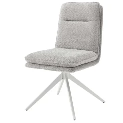 Wohnen Esszimmer Drehstühle in Grau Boucle - Topra (2er Set)