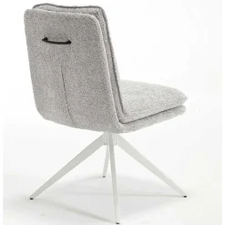 Wohnen Esszimmer Drehstühle in Grau Boucle - Topra (2er Set)