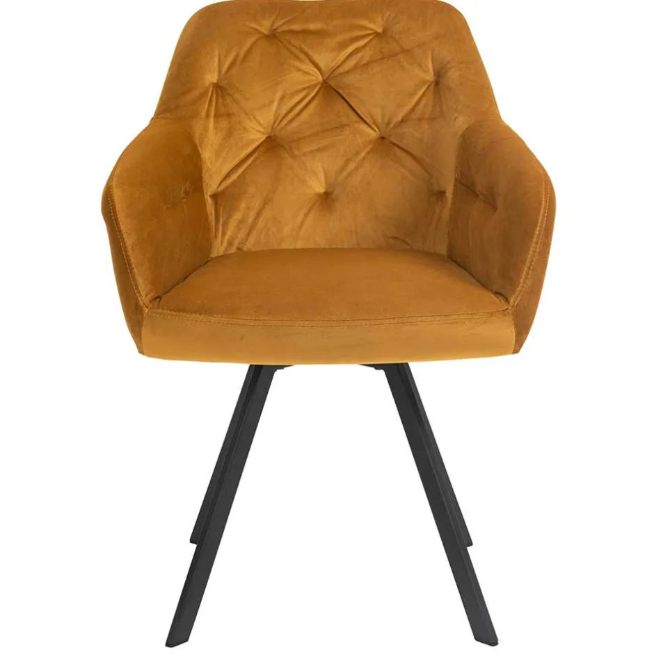 Wohnen Esszimmer Drehstuhl mit Armlehnen - Delamaro