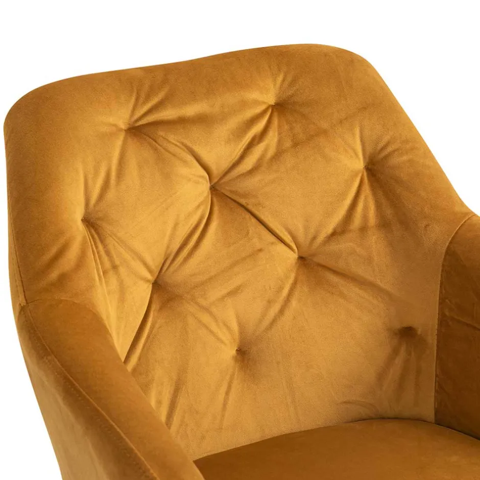 Wohnen Esszimmer Drehstuhl mit Armlehnen - Delamaro