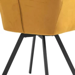 Wohnen Esszimmer Drehstuhl mit Armlehnen - Delamaro