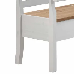 Esszimmer Eckbank Lugon aus Kiefer Weiß massiv^Wohnen