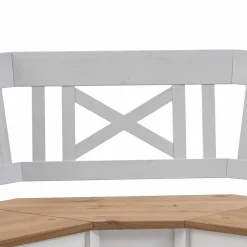 Esszimmer Eckbank Lugon aus Kiefer Weiß massiv^Wohnen