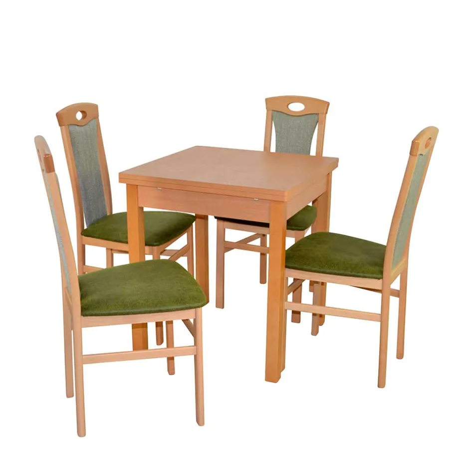 Wohnen Esszimmer Essgruppe in Buche - Captino (fünfteilig)