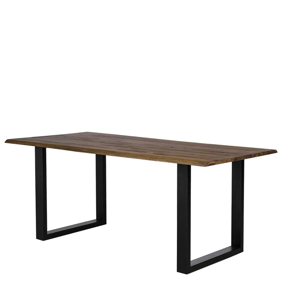 Esszimmer Esstisch aus Akazie in Walnuss Braun - Ballardo^Wohnen Sale