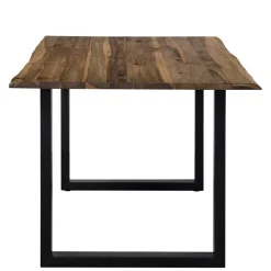 Esszimmer Esstisch aus Akazie in Walnuss Braun - Ballardo^Wohnen Sale