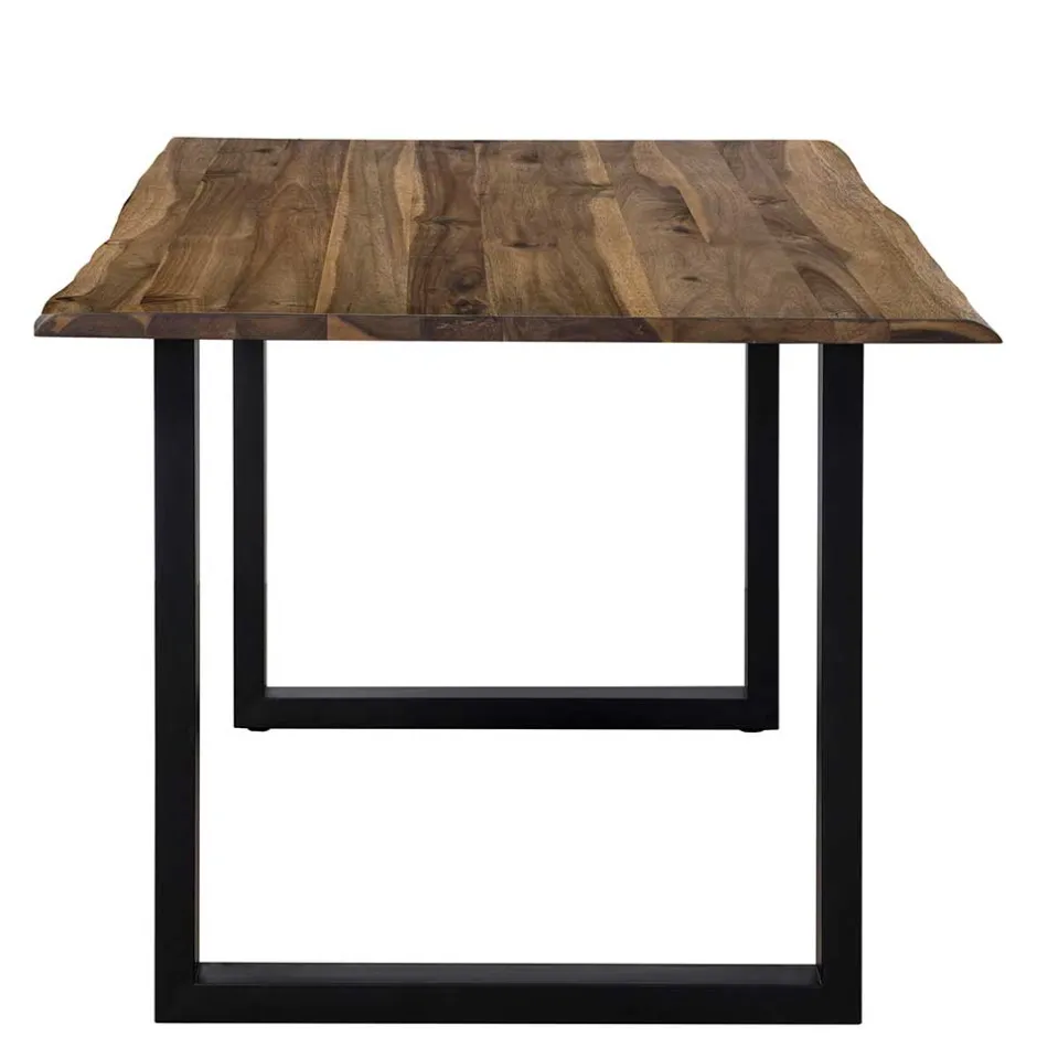 Esszimmer Esstisch aus Akazie in Walnuss Braun - Ballardo^Wohnen Sale