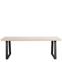 Wohnen Esszimmer Esstisch aus White Wash Eiche - Ledicatos