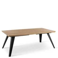 Esszimmer Esstisch in Eiche & Schwarz - Yolfa^Wohnen